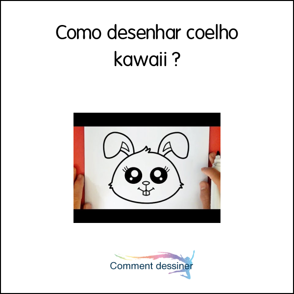 Como desenhar coelho kawaii